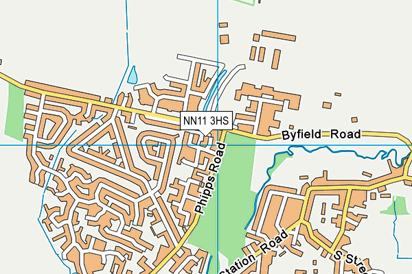 NN11 3HS map - OS VectorMap District (Ordnance Survey) NN11 3HS map - OS VectorMap District (Ordnance Survey)