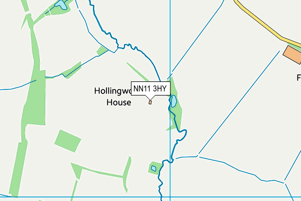 NN11 3HY map - OS VectorMap District (Ordnance Survey)