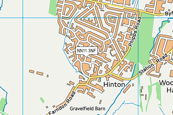 NN11 3NF map - OS VectorMap District (Ordnance Survey) NN11 3NF map - OS VectorMap District (Ordnance Survey)