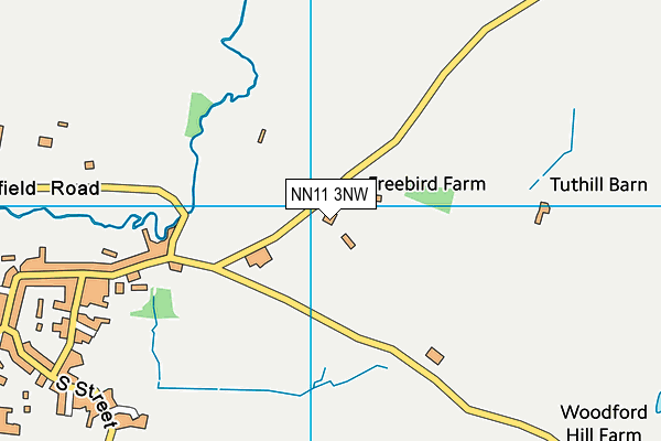 NN11 3NW map - OS VectorMap District (Ordnance Survey) NN11 3NW map - OS VectorMap District (Ordnance Survey)