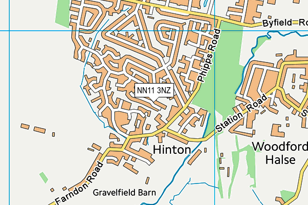 NN11 3NZ map - OS VectorMap District (Ordnance Survey)