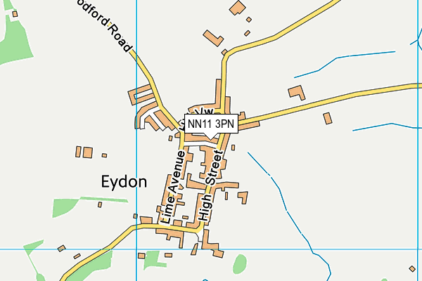 NN11 3PN map - OS VectorMap District (Ordnance Survey)