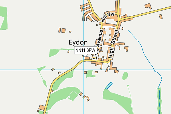 NN11 3PW map - OS VectorMap District (Ordnance Survey) NN11 3PW map - OS VectorMap District (Ordnance Survey)