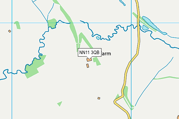 NN11 3QB map - OS VectorMap District (Ordnance Survey)