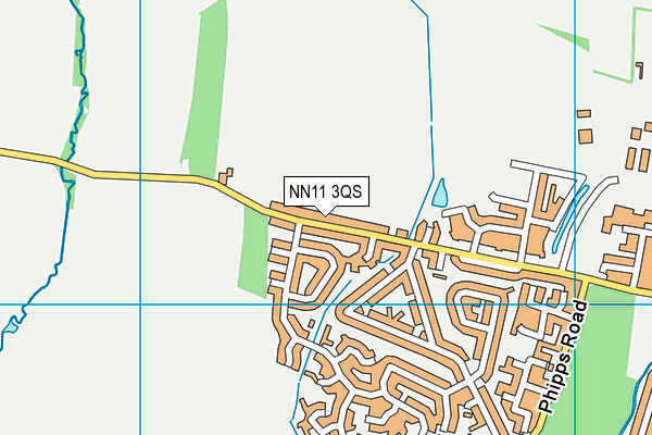 NN11 3QS map - OS VectorMap District (Ordnance Survey) NN11 3QS map - OS VectorMap District (Ordnance Survey)