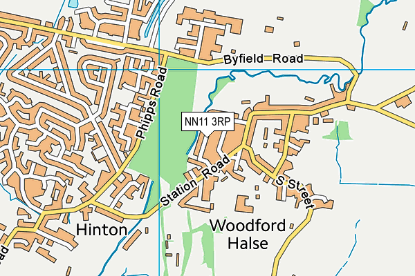 NN11 3RP map - OS VectorMap District (Ordnance Survey)