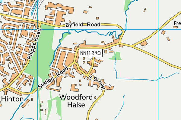 NN11 3RQ map - OS VectorMap District (Ordnance Survey) NN11 3RQ map - OS VectorMap District (Ordnance Survey)