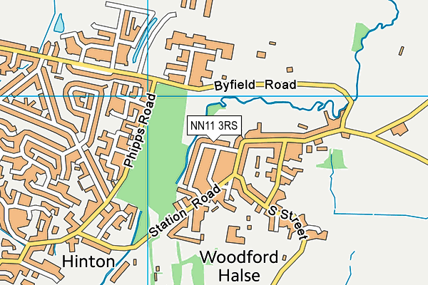 NN11 3RS map - OS VectorMap District (Ordnance Survey)