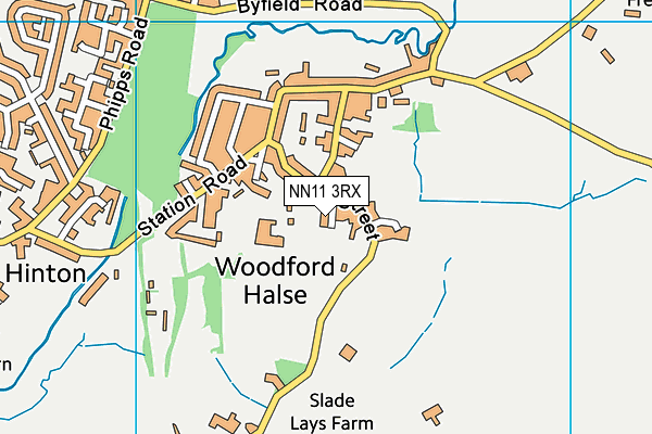 NN11 3RX map - OS VectorMap District (Ordnance Survey) NN11 3RX map - OS VectorMap District (Ordnance Survey)