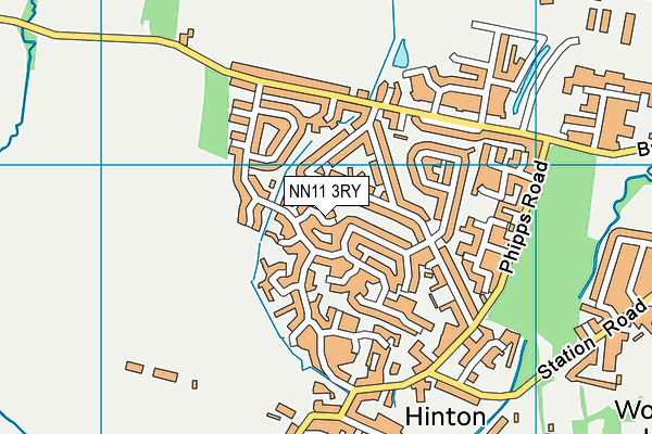 NN11 3RY map - OS VectorMap District (Ordnance Survey) NN11 3RY map - OS VectorMap District (Ordnance Survey)