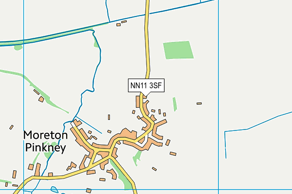 NN11 3SF map - OS VectorMap District (Ordnance Survey)