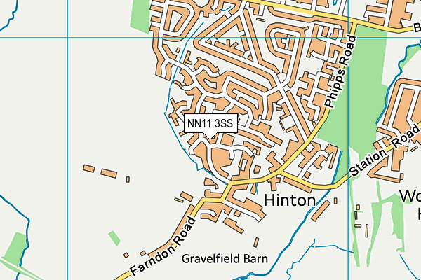 NN11 3SS map - OS VectorMap District (Ordnance Survey)