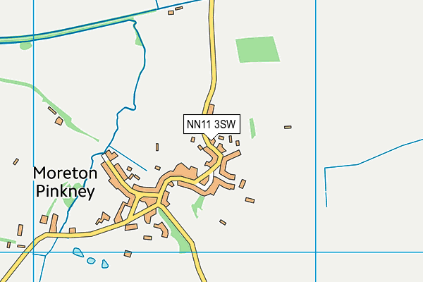NN11 3SW map - OS VectorMap District (Ordnance Survey) NN11 3SW map - OS VectorMap District (Ordnance Survey)