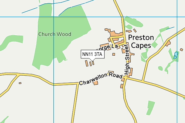 NN11 3TA map - OS VectorMap District (Ordnance Survey) NN11 3TA map - OS VectorMap District (Ordnance Survey)