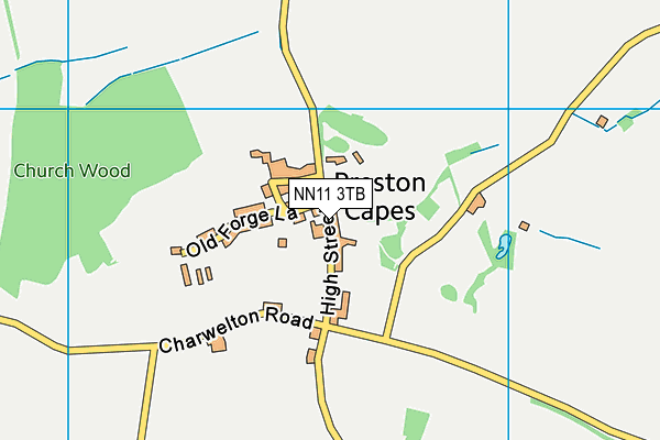 NN11 3TB map - OS VectorMap District (Ordnance Survey)
