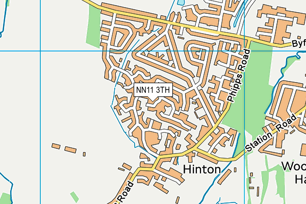 NN11 3TH map - OS VectorMap District (Ordnance Survey) NN11 3TH map - OS VectorMap District (Ordnance Survey)