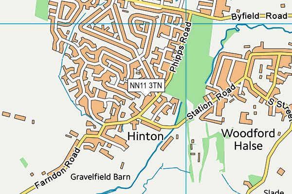 NN11 3TN map - OS VectorMap District (Ordnance Survey) NN11 3TN map - OS VectorMap District (Ordnance Survey)