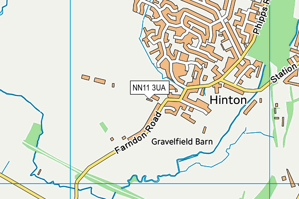 NN11 3UA map - OS VectorMap District (Ordnance Survey) NN11 3UA map - OS VectorMap District (Ordnance Survey)