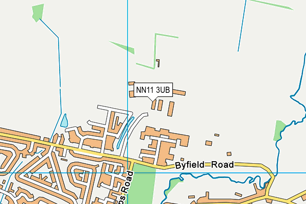 NN11 3UB map - OS VectorMap District (Ordnance Survey) NN11 3UB map - OS VectorMap District (Ordnance Survey)