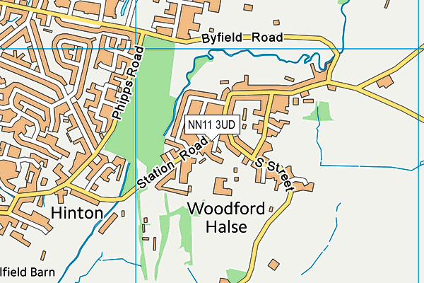 NN11 3UD map - OS VectorMap District (Ordnance Survey)