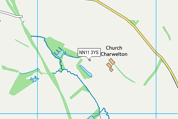 NN11 3YS map - OS VectorMap District (Ordnance Survey)