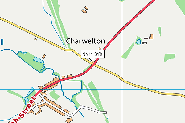 NN11 3YX map - OS VectorMap District (Ordnance Survey) NN11 3YX map - OS VectorMap District (Ordnance Survey)