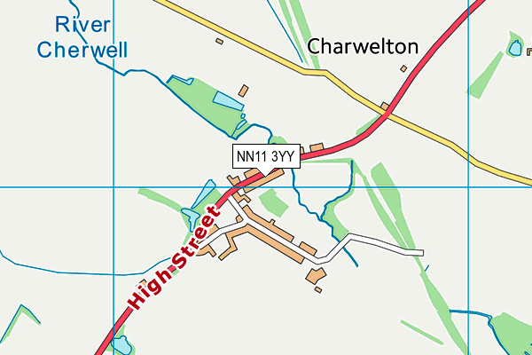 NN11 3YY map - OS VectorMap District (Ordnance Survey) NN11 3YY map - OS VectorMap District (Ordnance Survey)