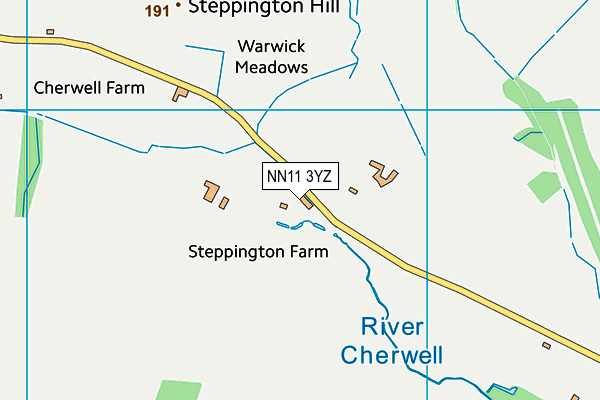 NN11 3YZ map - OS VectorMap District (Ordnance Survey) NN11 3YZ map - OS VectorMap District (Ordnance Survey)