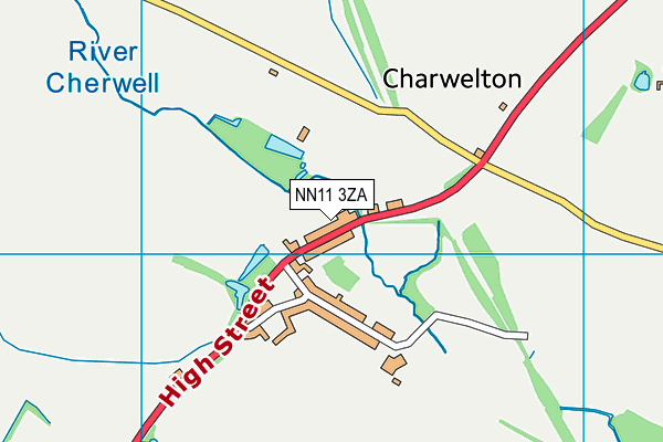 NN11 3ZA map - OS VectorMap District (Ordnance Survey) NN11 3ZA map - OS VectorMap District (Ordnance Survey)