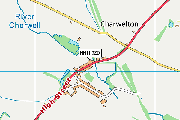 NN11 3ZD map - OS VectorMap District (Ordnance Survey)