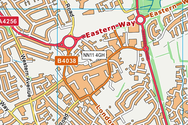 NN11 4GH map - OS VectorMap District (Ordnance Survey) NN11 4GH map - OS VectorMap District (Ordnance Survey)