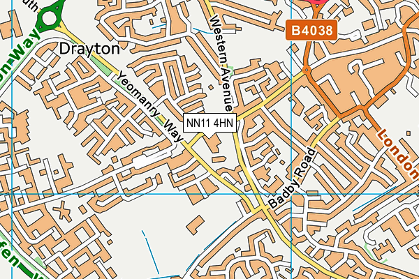 NN11 4HN map - OS VectorMap District (Ordnance Survey) NN11 4HN map - OS VectorMap District (Ordnance Survey)