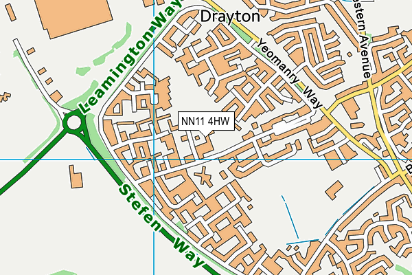 NN11 4HW map - OS VectorMap District (Ordnance Survey) NN11 4HW map - OS VectorMap District (Ordnance Survey)