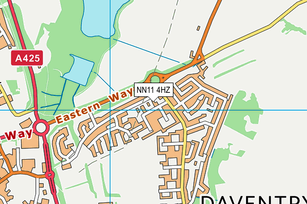 NN11 4HZ map - OS VectorMap District (Ordnance Survey) NN11 4HZ map - OS VectorMap District (Ordnance Survey)