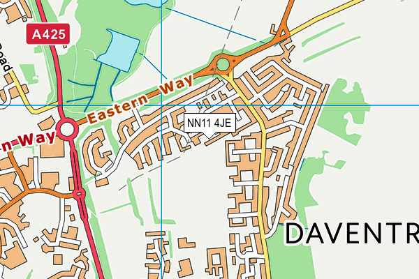 NN11 4JE map - OS VectorMap District (Ordnance Survey) NN11 4JE map - OS VectorMap District (Ordnance Survey)