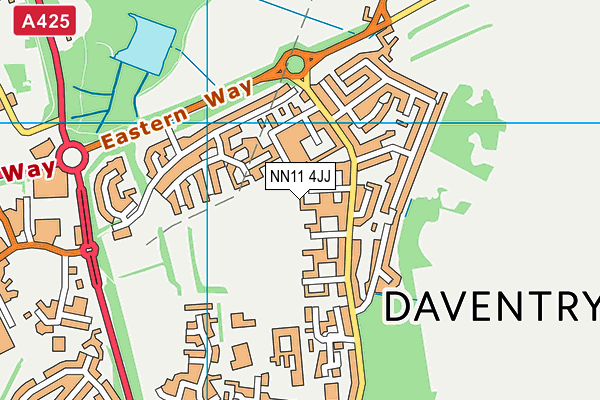 NN11 4JJ map - OS VectorMap District (Ordnance Survey) NN11 4JJ map - OS VectorMap District (Ordnance Survey)