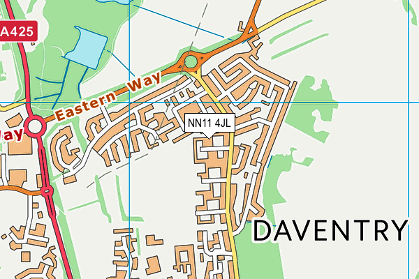 NN11 4JL map - OS VectorMap District (Ordnance Survey) NN11 4JL map - OS VectorMap District (Ordnance Survey)