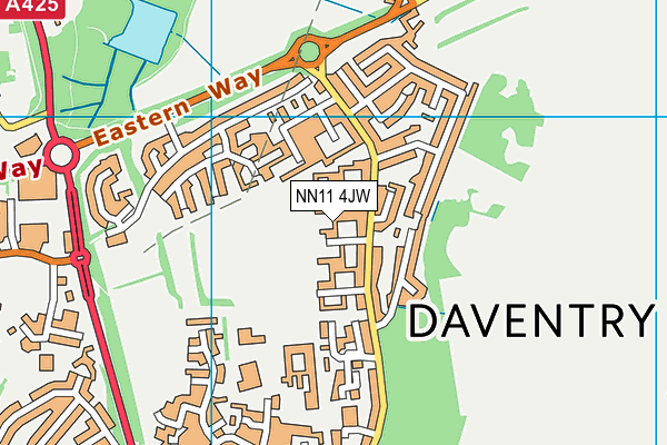 NN11 4JW map - OS VectorMap District (Ordnance Survey) NN11 4JW map - OS VectorMap District (Ordnance Survey)