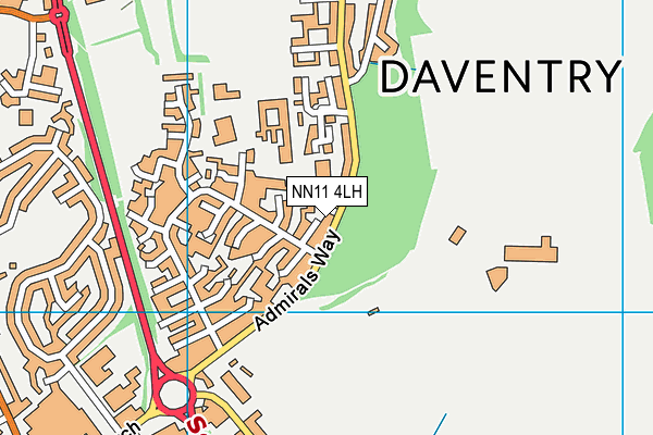 NN11 4LH map - OS VectorMap District (Ordnance Survey) NN11 4LH map - OS VectorMap District (Ordnance Survey)