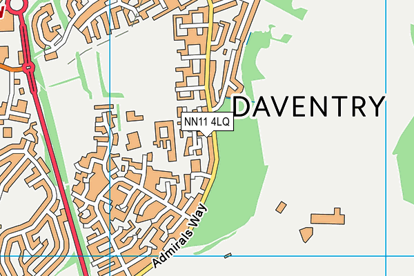 NN11 4LQ map - OS VectorMap District (Ordnance Survey) NN11 4LQ map - OS VectorMap District (Ordnance Survey)