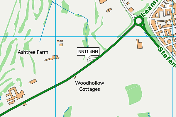 NN11 4NN map - OS VectorMap District (Ordnance Survey) NN11 4NN map - OS VectorMap District (Ordnance Survey)