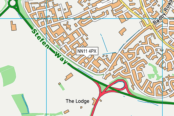 NN11 4PX map - OS VectorMap District (Ordnance Survey) NN11 4PX map - OS VectorMap District (Ordnance Survey)