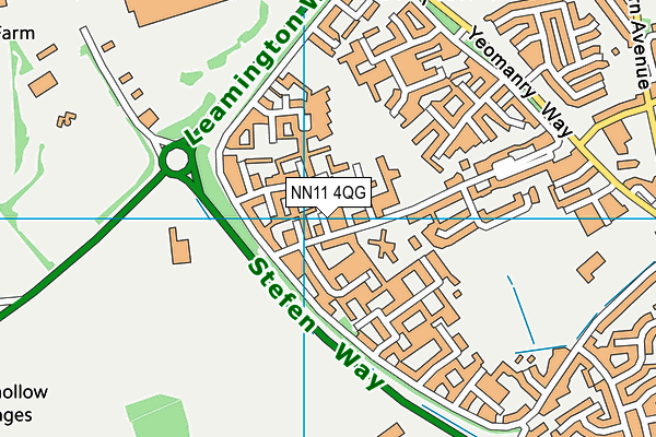 NN11 4QG map - OS VectorMap District (Ordnance Survey) NN11 4QG map - OS VectorMap District (Ordnance Survey)