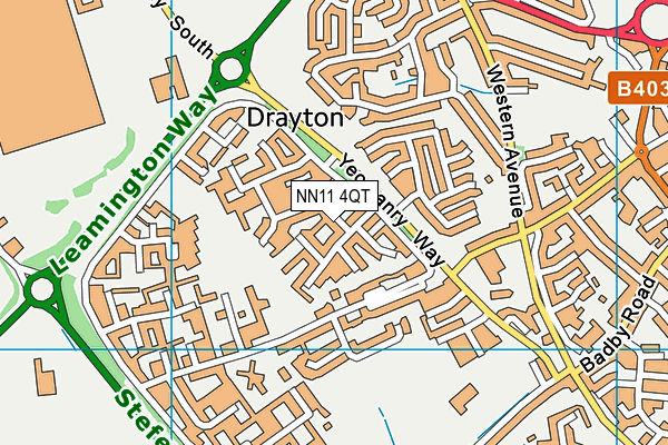 NN11 4QT map - OS VectorMap District (Ordnance Survey) NN11 4QT map - OS VectorMap District (Ordnance Survey)