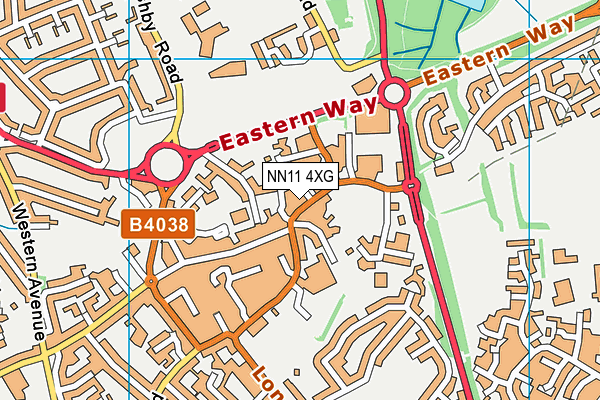 NN11 4XG map - OS VectorMap District (Ordnance Survey) NN11 4XG map - OS VectorMap District (Ordnance Survey)