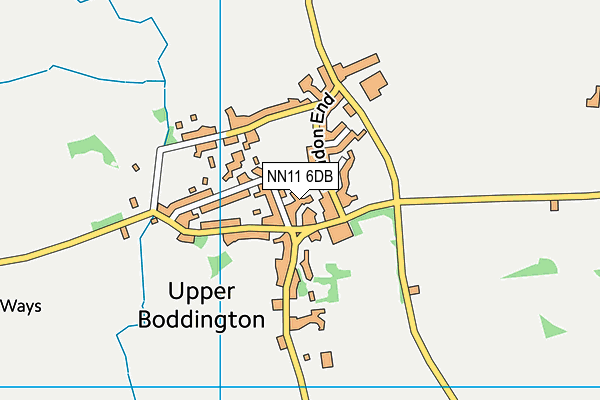 NN11 6DB map - OS VectorMap District (Ordnance Survey) NN11 6DB map - OS VectorMap District (Ordnance Survey)