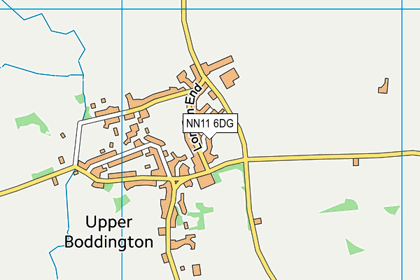 NN11 6DG map - OS VectorMap District (Ordnance Survey) NN11 6DG map - OS VectorMap District (Ordnance Survey)