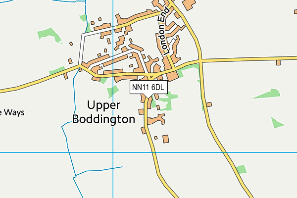NN11 6DL map - OS VectorMap District (Ordnance Survey)