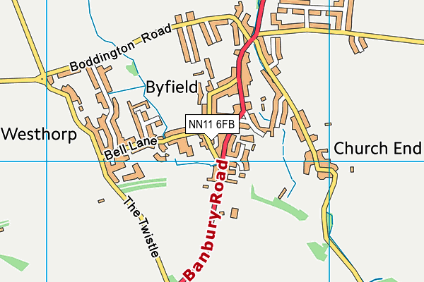 NN11 6FB map - OS VectorMap District (Ordnance Survey) NN11 6FB map - OS VectorMap District (Ordnance Survey)