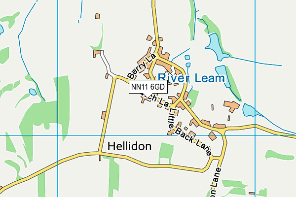 NN11 6GD map - OS VectorMap District (Ordnance Survey) NN11 6GD map - OS VectorMap District (Ordnance Survey)